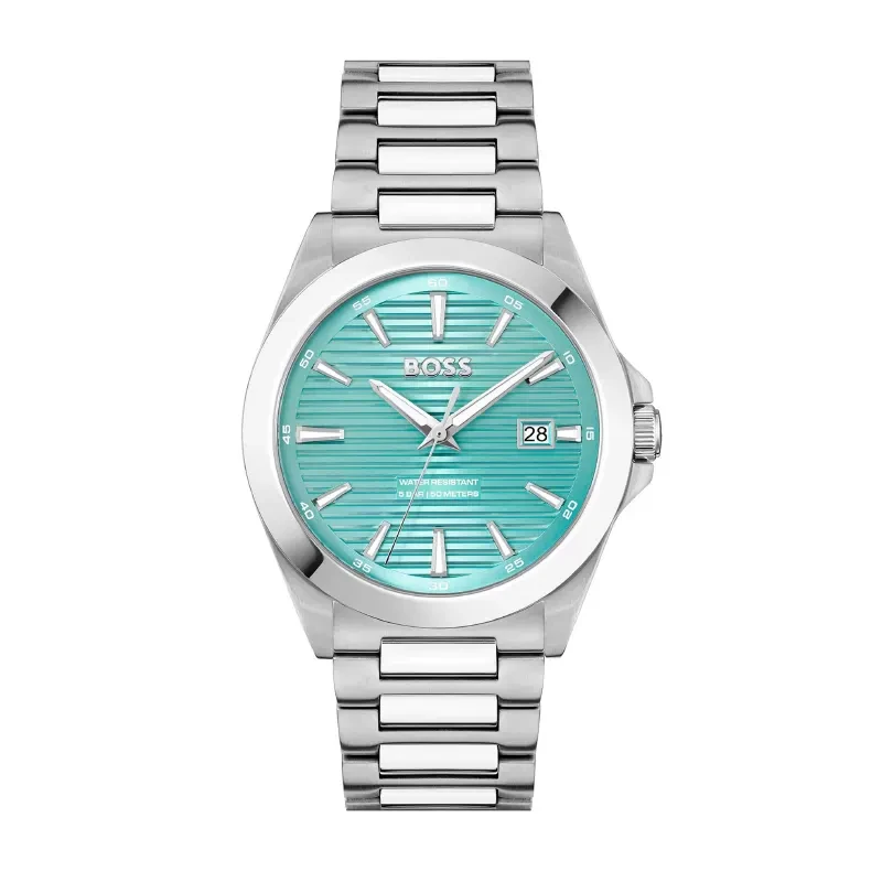 Hugo Boss Strike Tiffany Blue Designer fashion Men's Watch- 1514171